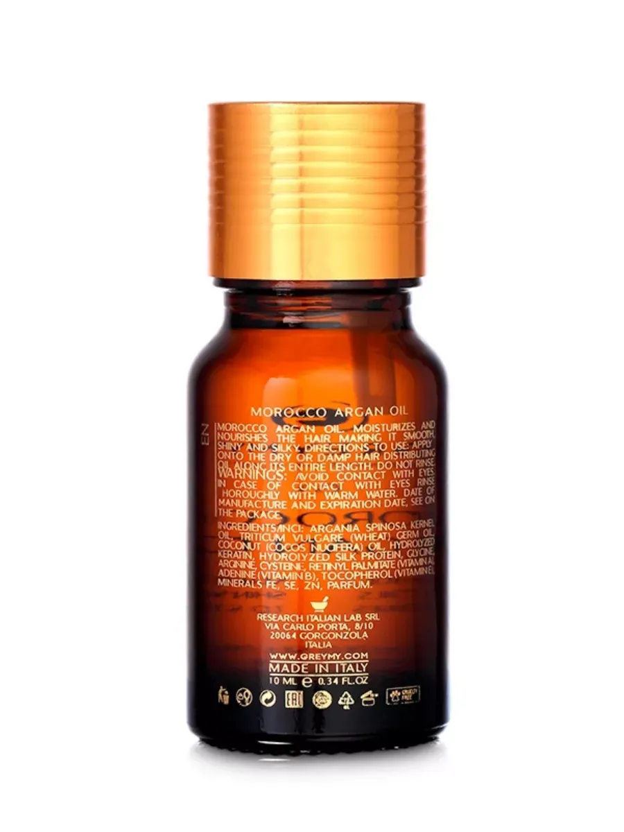 Greymy Марокканское аргановое масло Morocco Arganoil, 10 мл - 2