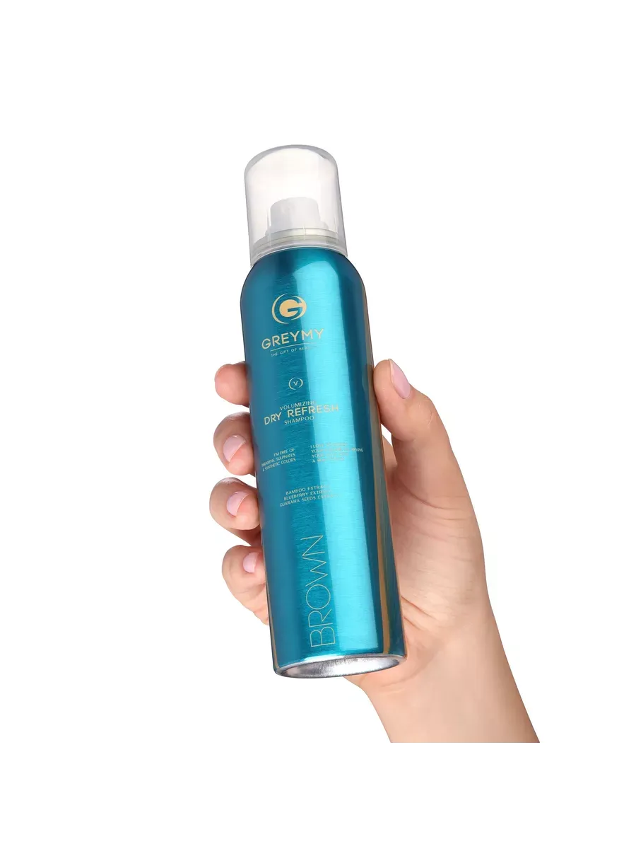 Greymy Шампунь Volumizing Dry Refresh Shampoo Brown, 150 мл - 2