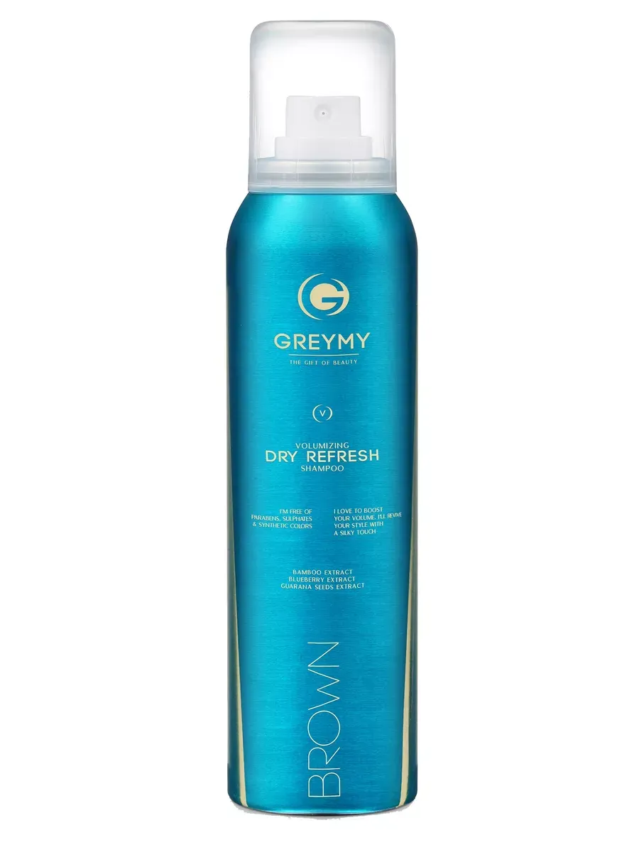 Greymy Шампунь Volumizing Dry Refresh Shampoo Brown, 150 мл