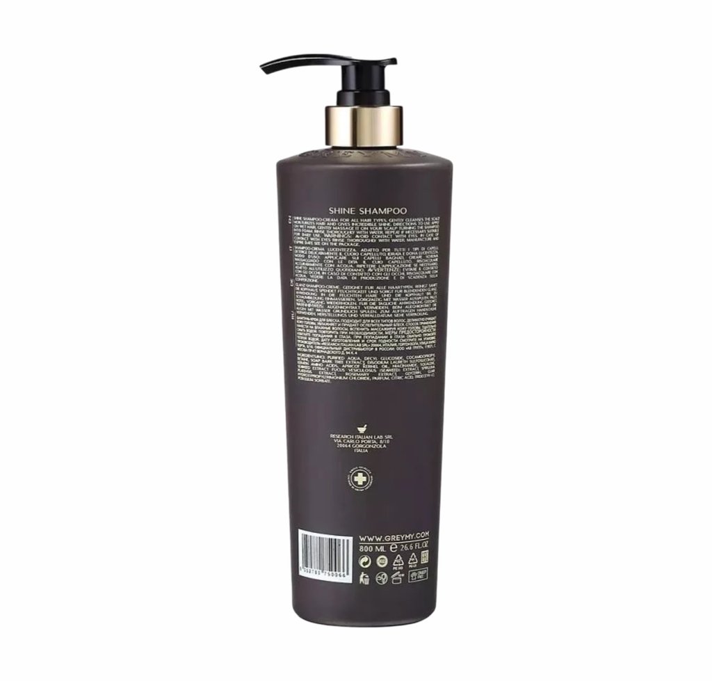 Greymy Шампунь для блеска Shine Shampoo 800 мл - 2