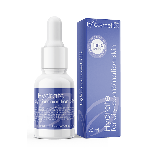 Масло для жирной и комбинированной кожи лица Hydrate, 25 мл